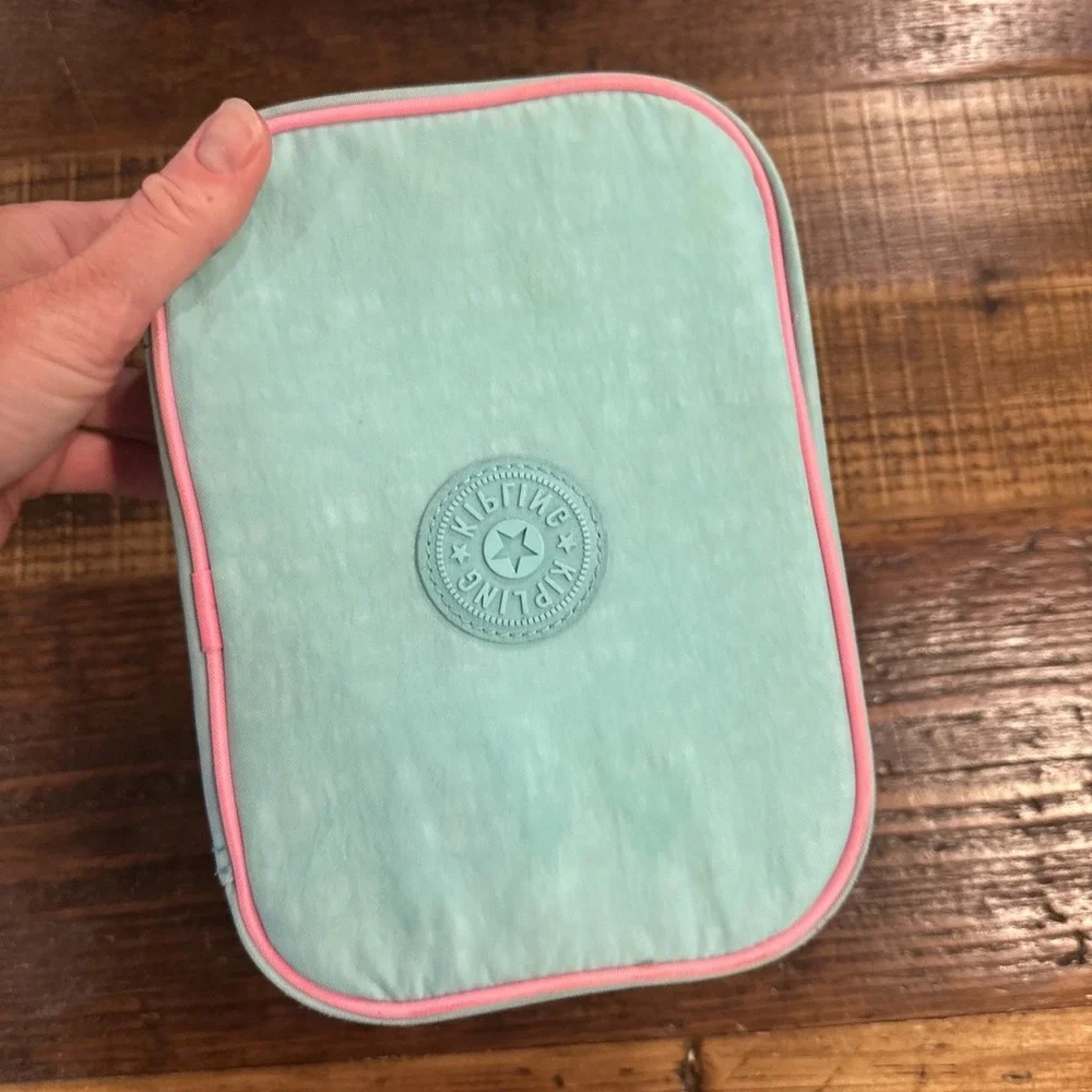 Kipling 100 Pens Case College Accessories Cosmetic Bag Rare Sayings